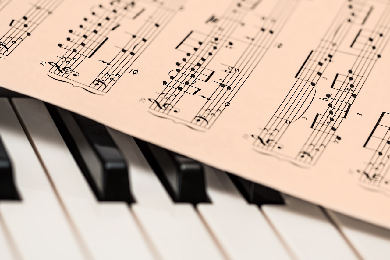 cours de piano piano et partition